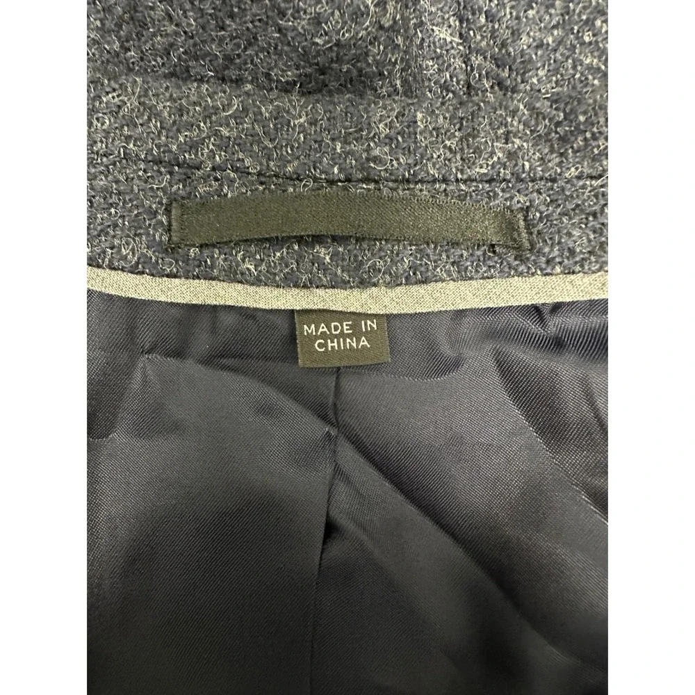 J Crew Ludlow 44R Blazer Charcoal Blue Moon Wool Blend Woven in Great Britain